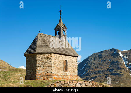 Herz Jesu Kapelle, Bretterboden, Kaiser-Franz-Josefs-Höhe, Kärnten, Österreich Stockfoto