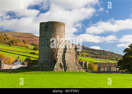 Tretower Burg, Powys, Wales, Vereinigtes Königreich, Europa Stockfoto