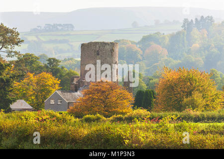 Tretower Burg, Powys, Wales, Vereinigtes Königreich, Europa Stockfoto