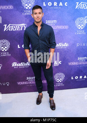 LOS ANGELES, Ca - 16. August: Saul Carrasco besucht Vielfalt macht der Junge Hollywood bei NeueHouse am 16. August in Los Angeles, Kalifornien 2016. Foto von Barry King/Alamy Stock Foto Stockfoto