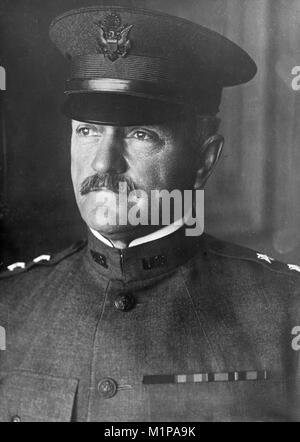 John J. Pershing, General John Joseph "Black Jack" Pershing, John Joseph Pershing (1860 - 1948) Senior United States Army Officer Stockfoto