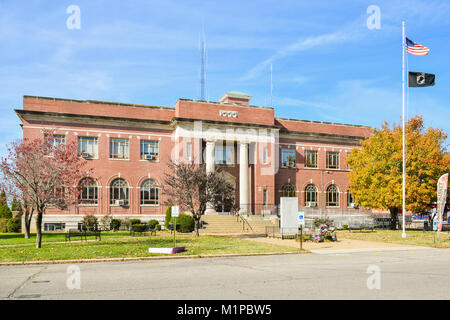 Rathaus von Massac County von Metropolis, IL, USA. Stockfoto