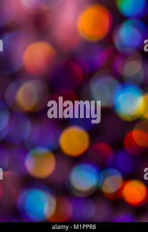 Crystal Bokeh Rainbow lebhaften Abstrakten Kreisen Hintergrund Stockfoto