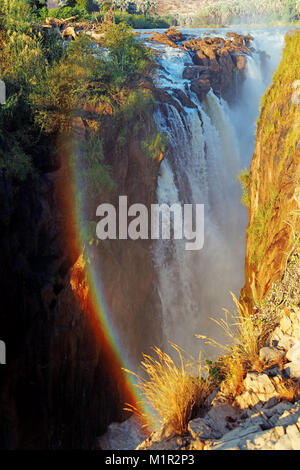 Epupa Wasserfall, Kunene River, kaokoveld, Namibia, Epupa-Wasserfall, Fluss Kunene, Kaokoveld