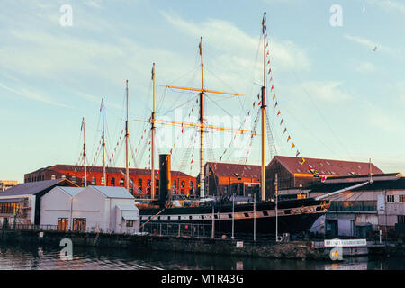 SS Great Britain, Bristol, 24. November 2017 Stockfoto