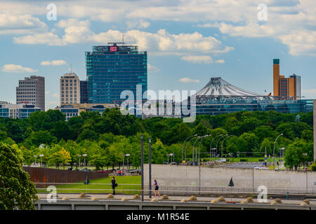 Der Potsdamer Platz in Berlin, Deutschland Stockfoto