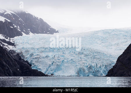 Die Holgate Gletschers im Holgate Arm in der Nähe von Aialik Bay in Alaska. Stockfoto