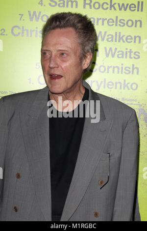 WESTWOOD, CA - 01. Oktober: Christopher Walken kommt an der Los Angeles Premiere der auch Psychopathen' bei Mann Bruin Theater am 1. Oktober 2012 in Westwood, Kalifornien. Personen: Christopher Walken Stockfoto