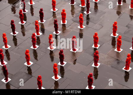 Marx Installation in Trier, Deutschland Stockfoto