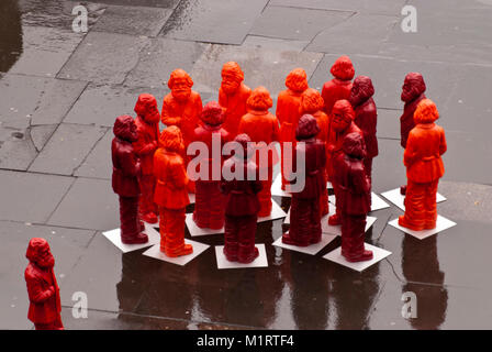 Marx Installation in Trier, Deutschland Stockfoto