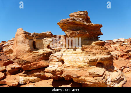 Felsformationen, Minyirr-Gantheaume Punkt, Broome, West Kimberley, Western Australia Stockfoto