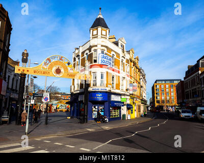 Woolwich Road - South East London, England Stockfoto