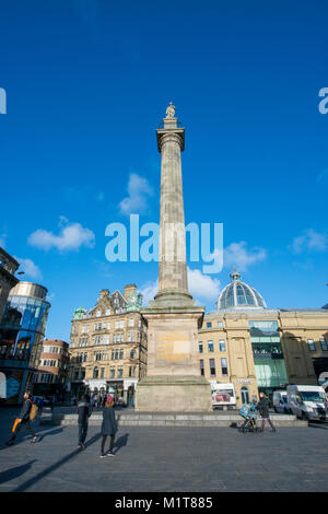 Gray's MonuNewcastle upon Tyne, Großbritannien Stockfoto