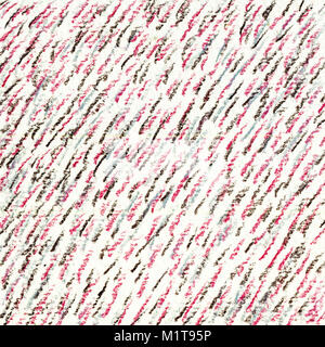 Schwarz-rot-grau Textur. Oblique Buntstift Anschläge. Zeichnung von Hand. Hintergrund für eine Webseite, Abstraktion, Stoff Muster. Stockfoto