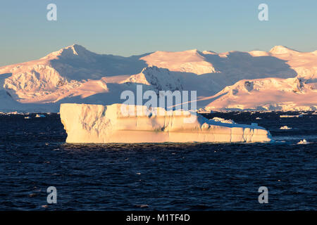 Meereis und Eisberge; Antarktis Landschaft; Ronge Insel; Arctowski Halbinsel Stockfoto