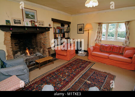 Rachel Johnson (Boris Johnson's Schwester) Wochenende zu Hause auf den Familienbesitz auf Exmoor, in Somerset. Stockfoto