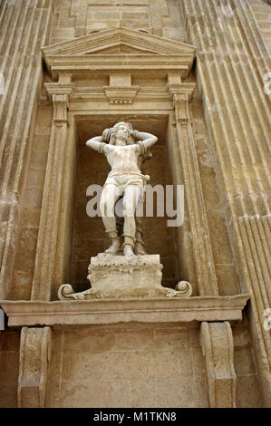 Oratorium Confraternale di Santa Maria Della Purita Kirche, Skulptur Cove, 1660-1665, Gallipoli, Apulien, Süditalien Stockfoto