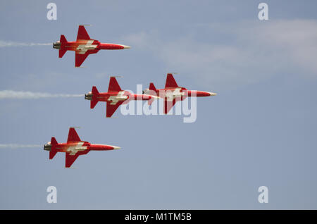 Deutschland, Berlin Schönefeld, Juni 3. 2016.; # Patrouille swiss während der ILA in Berlin Schönefeld Stockfoto