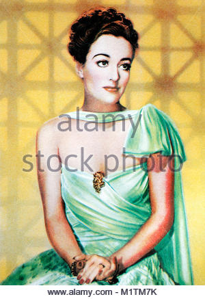 Joan Crawford war eine US-amerikanische Film- und Fernsehschauspielerin 1904 - 1977 Stockfoto