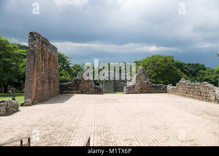 Ruinen von Panama Viejo, Panama City, Panama. Stockfoto