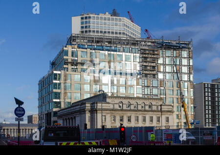 Die neuen Retail banking Head Office für HSBC in Birmingham gebaut Stockfoto