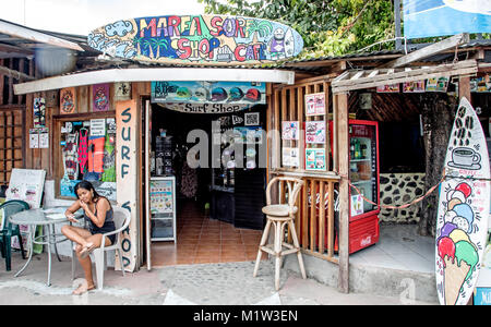 Lokale Märkte und Geschäfte Samara Costa Rica Mittelamerika Stockfoto