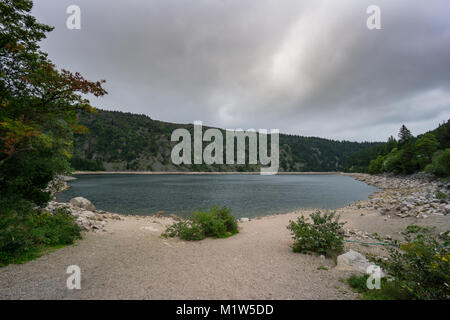 Frankreich - Lac Blanc - Bergsee in der Nähe der Route de Cretes in französischen Berge Stockfoto