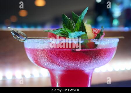 Erdbeer-Daiquiri Stockfoto