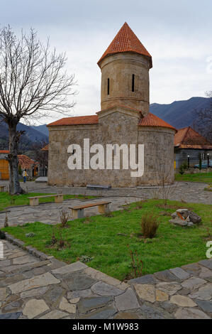 Aserbaidschan 2010, die Kirche von Kis auch als die Kirche des Heiligen Elishe oder der Albanischen Kirche bekannt. Stockfoto