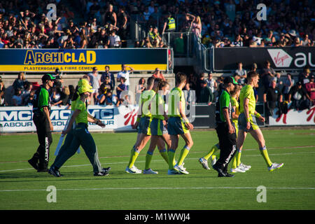 Melbourne, Australien. 2. Februar, 2018. AFLW Runde 1 Collingwood vs Carlton. Lucy Rock/Alamy leben Nachrichten Stockfoto