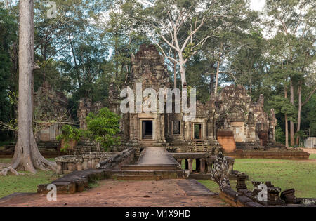 Osten Ansicht von Chau sagen Tevoda Tempel Angkor, Kambodscha Stockfoto