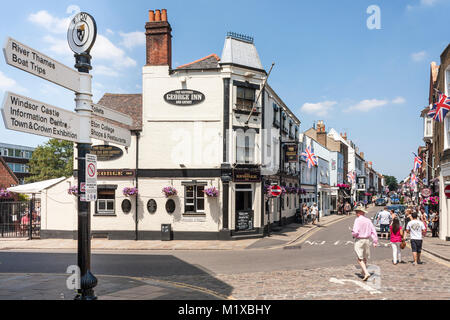 Eton High Street, Berkshire, England, GB, UK Stockfoto