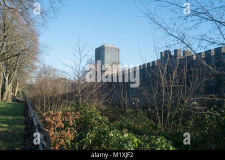Das Schloss von Cardiff Nummer 3665 Stockfoto