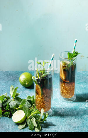 Cuba Libre cocktail Stockfoto