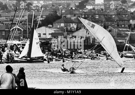 AJAXNETPHOTO. - Okt, 1978. PORTLAND, England. - WEYMOUTH SPEED WEEK - EXOPLANE-2 AN GESCHWINDIGKEIT AUF Portland Harbour. Foto: Jonathan Eastland/AJAX REF: 78 10150 Stockfoto