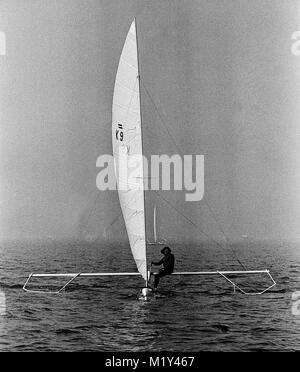 AJAXNETPHOTO. Okt, 1978. PORTLAND, England. - WEYMOUTH SPEED WEEK VOM HIMMEL (SIMON SANDERSON) auf Portland Harbour. Foto: Jonathan Eastland/AJAX REF: 7813101 9090 Stockfoto