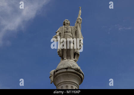 Plaza Colon Old San Juan, Puerto Rico Stockfoto