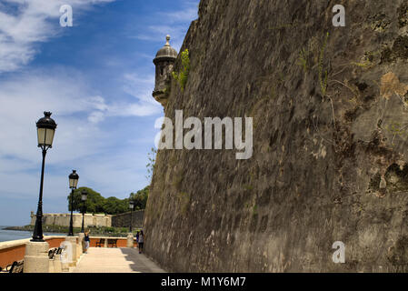 Puerta de San Juan Old San Juan, Puerto Rico Stockfoto