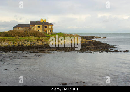 Eine luxuriöse Unterkunft an der Küste der Irischen See auf der Warren Road Donaghadee County Down Stockfoto