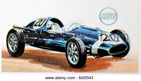 Cooper-Climax Grand Prix 1,96 Liter 1958 Abbildung: Stockfoto