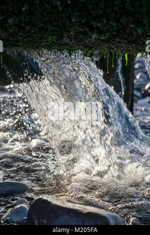 In Abergele Strand North Wales Entlastung Stockfoto