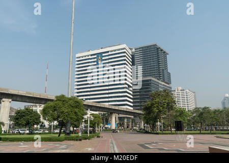 Sala Daeng Kreuzung Brücke in Bangkok, Thailand Stockfoto