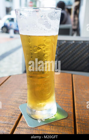 Hongkong ein Pint Bier Stockfoto