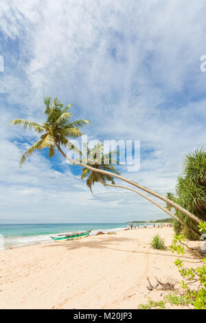 Balapitiya, Sri Lanka, Asien - geniessen Sie die herrliche Landschaft am Strand von Balapitiya Stockfoto