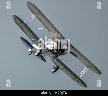 RAF-Kämpfer von 1939 in Shoreham Airshow Stockfoto