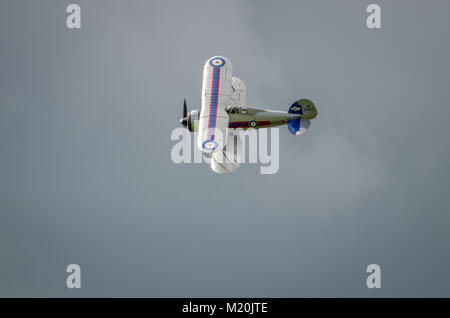 RAF-Kämpfer von 1939 in Shoreham Airshow Stockfoto