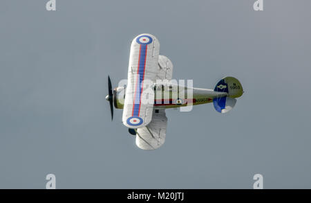 RAF-Kämpfer von 1939 in Shoreham Airshow Stockfoto