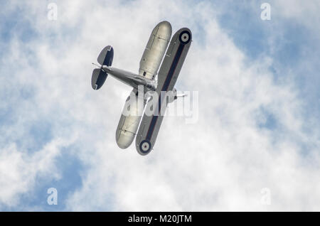 RAF-Kämpfer von 1939 in Shoreham Airshow Stockfoto