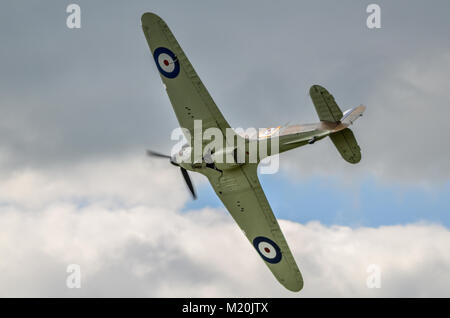 RAF-Kämpfer von 1939 in Shoreham Airshow Stockfoto