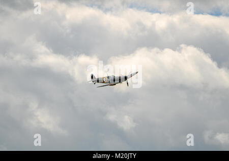 RAF-Kämpfer von 1939 in Shoreham Airshow Stockfoto